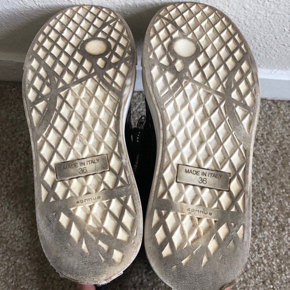 Giuseppe Zanotti GZ black leather sneakers size 36 - Picture 5 of 5